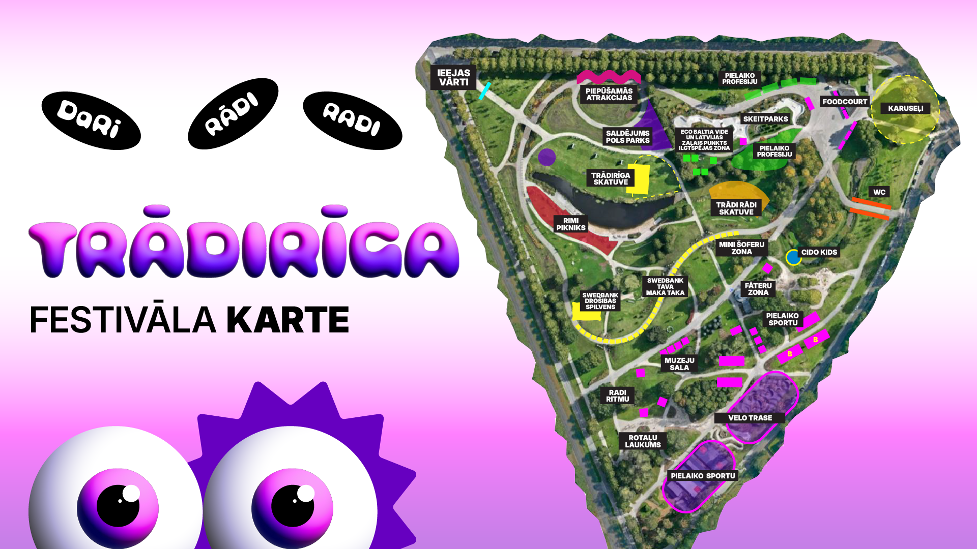 TrādiRīga festivāla karte — Uzvaras parks