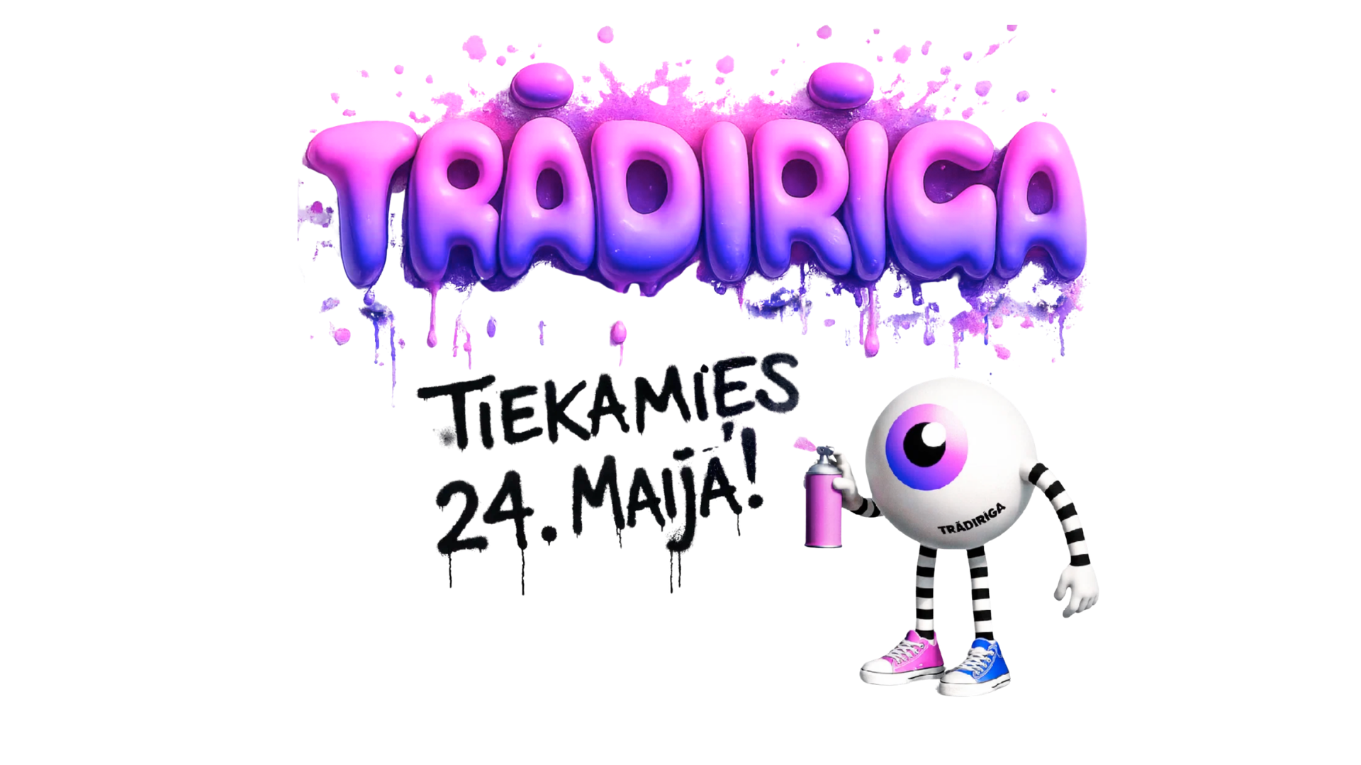 TrādiRīga mascot — Tiekamies 24. Maijā!